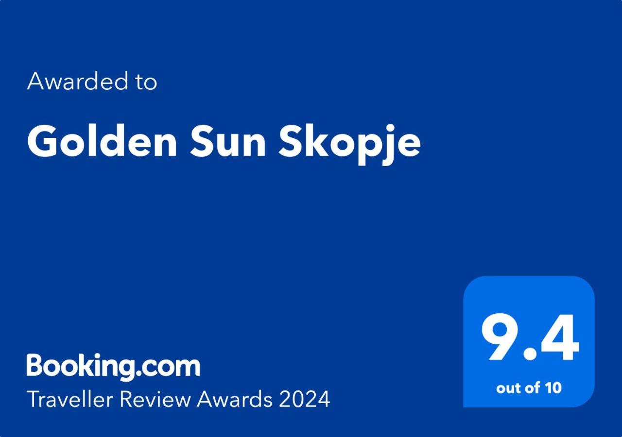 Appartamento Golden Sun Skopje Esterno foto
